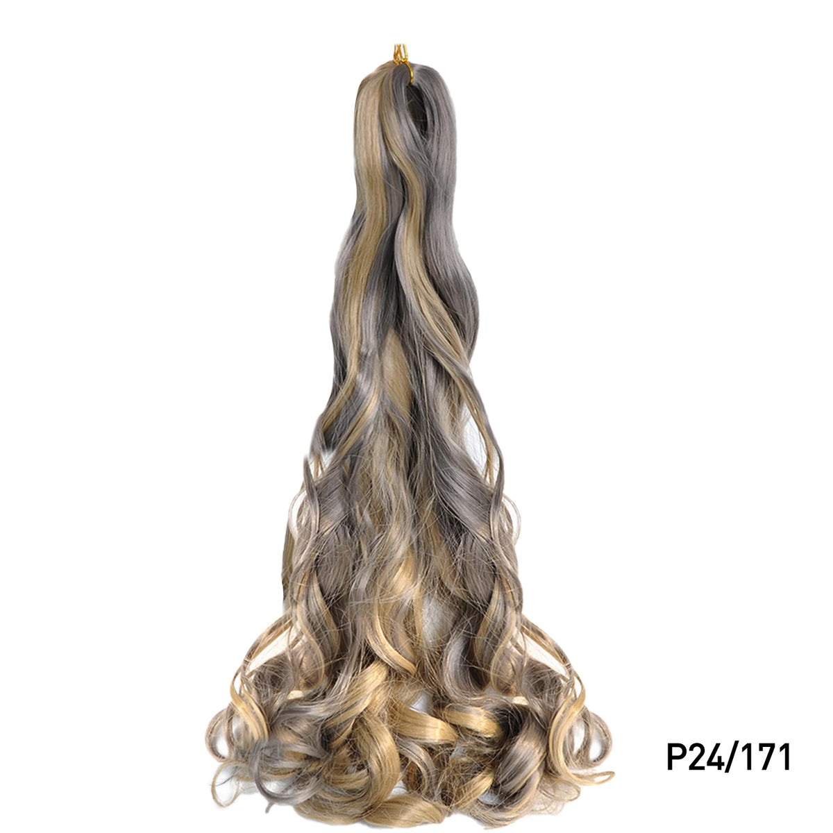 French Curls Braiding Hair Extensions Synthetic Spanish Curl Loose Wave Spiral Braids