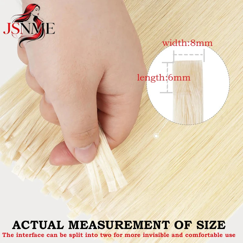 Flat Tip Hair Extensions Keratin Natural Human Hair Extension Brown Blonde 1g/Strand For Salon