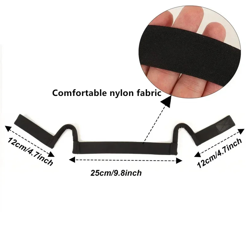 1pc Elastic Wig Band for Lace Front Wigs, C Shaped Ear Curve, Non-slip Comfortable Headband