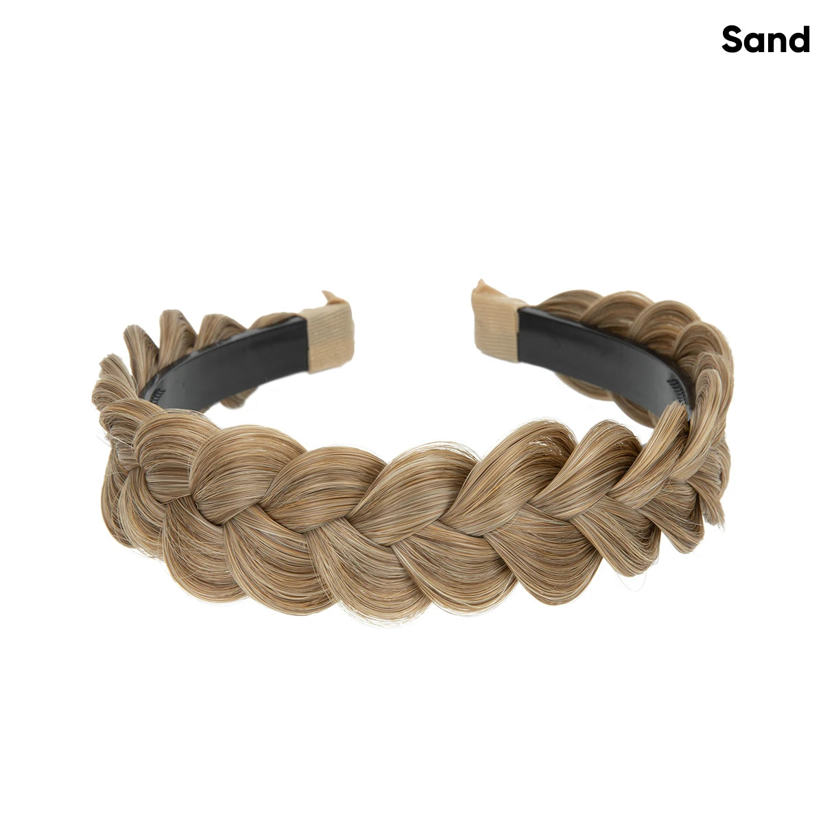 High-Quality Synthetic Fiber Braided Headband Wig, Fishtail Braid Headband, Bohemian Style Women's Hair Accessory Wig