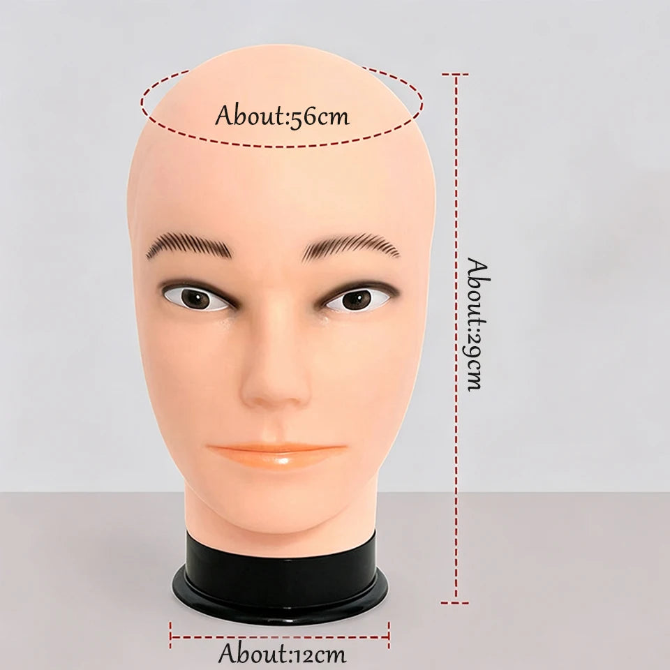 Anime Silicone Mannequin Head Stable Lightweight Wig Display Stand Jewelry Headwear Hat