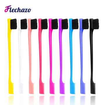 Dual Hair Edge Brush Teasing Comb 3N1 Control Holiday Gift Edges Baby