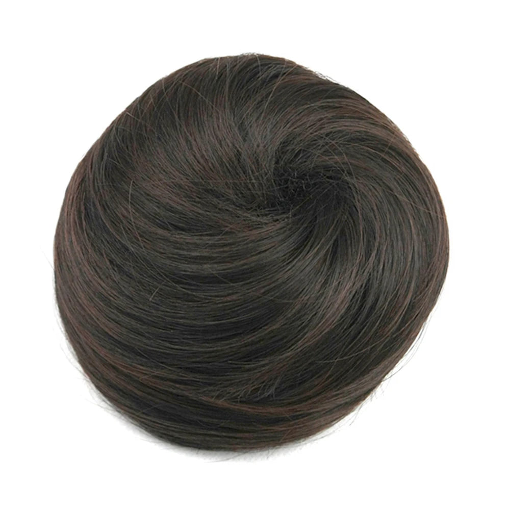 Synthetic Chignon Adjustable Hair Bun Hair Scrunchies Extension Curly Updo Hairpiece