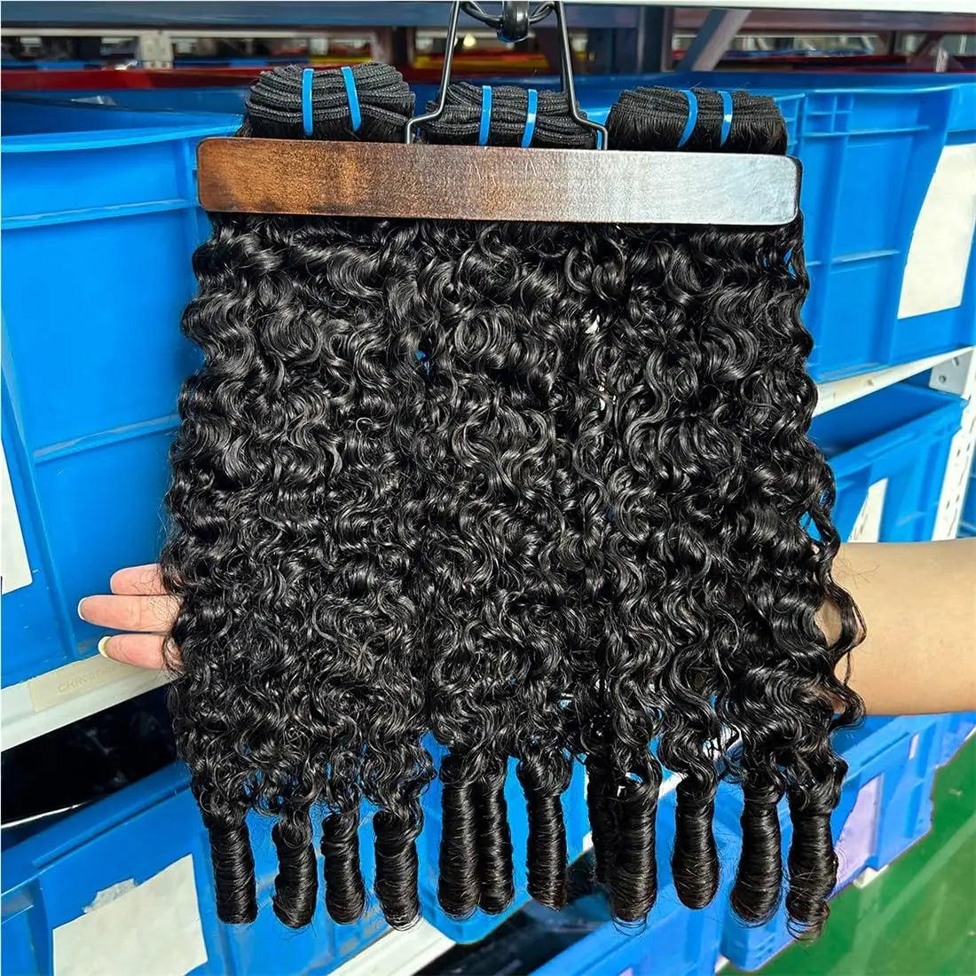 Burmese Curly Hair Bundles Pixie Human Virgin Water Wave Ocean Spiral 30inch