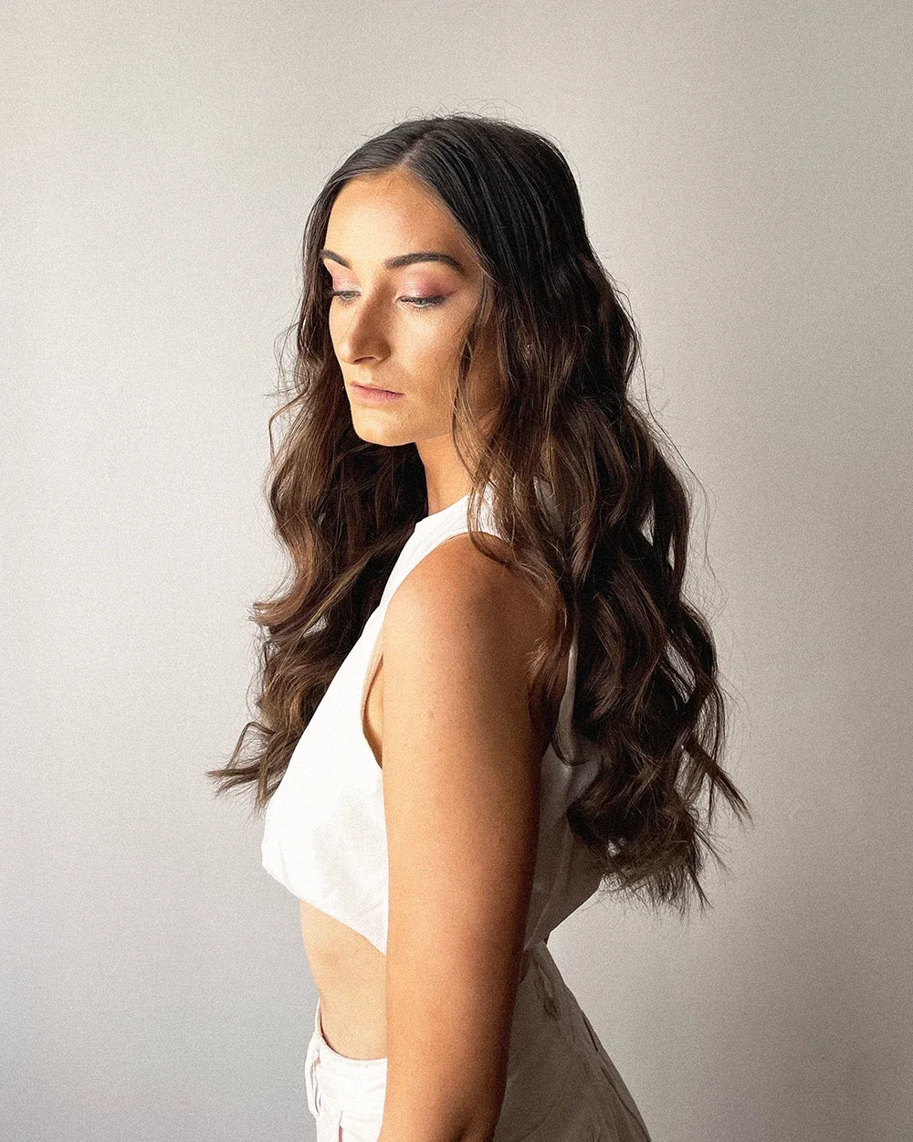100% Human Hair Topper Machine Made Clip-in Hairpiece Wig Volume Colors Fast