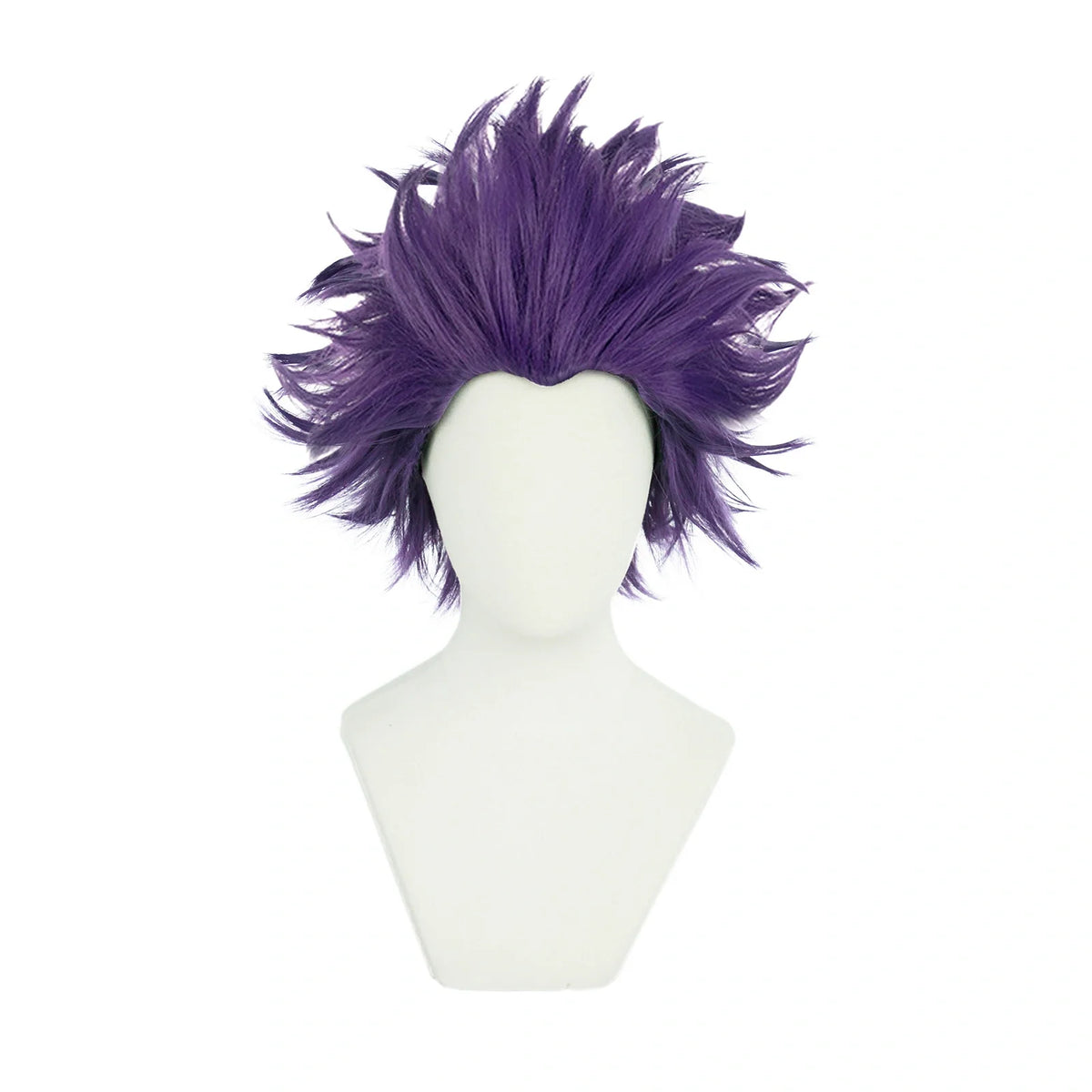 10 Inch Synthetic Hair Purple Short Straight Cosplay Wig for Halloween Christmas School Thanksgiving Day