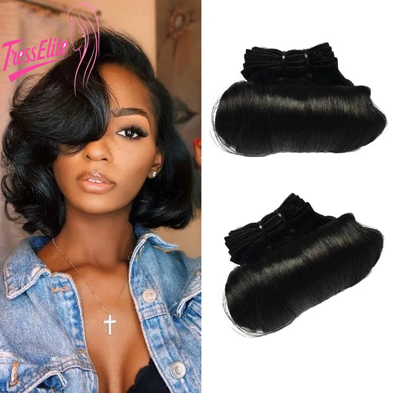 Natural Color Human Hair Egg Curly Weave Bundle, Soft and Bouncy, Brazilian Virgin Remy