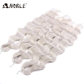Synthetic Loose Deep Wave 24" Braiding Hair Extensions Water Braid Ombre Blonde
