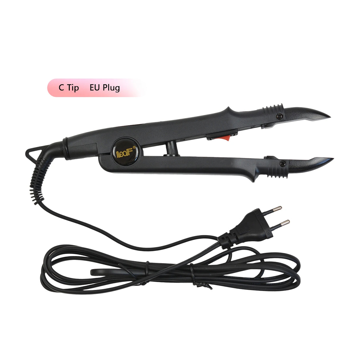 1Pc Hair Extension Fusion Iron EU /US Plug JR-611 A/B/C Tip Constant Temperature Heat Connector Wand Keratin Melting Tool
