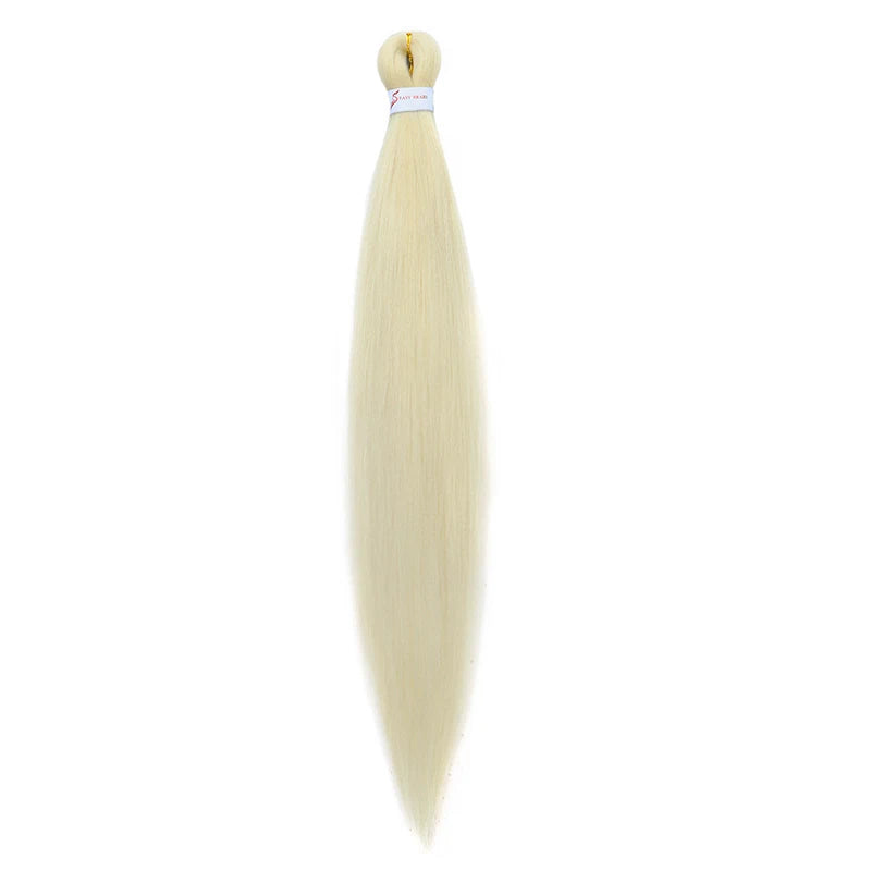 20/26Inch Soft Synthetic Pre-stretched EZ Braiding Hair Extension Low Temperature Fiber Hairpiece Easy to Style