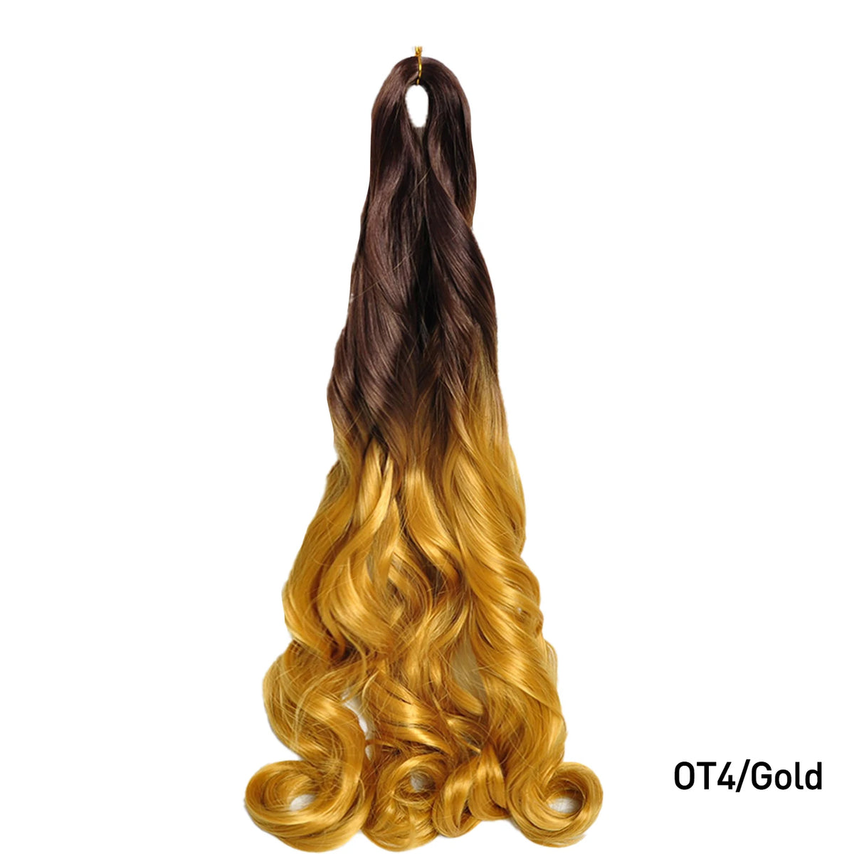 French Curls Braiding Hair Extensions Synthetic Spanish Curl Loose Wave Spiral Braids