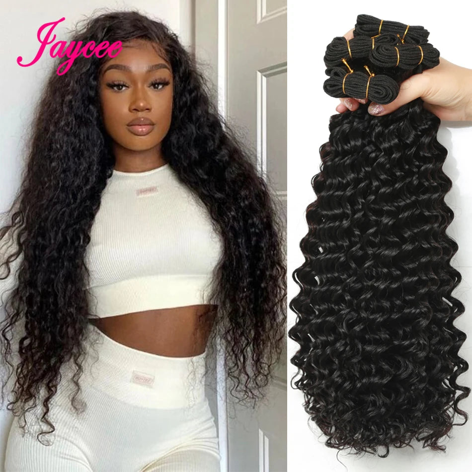 15A Loose Deep Wave Bundles Peruvian Hair Weave Deals Virgin Human Water