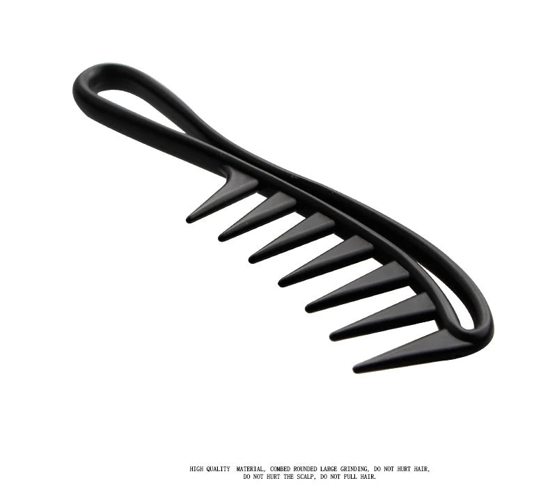 1/ Portable Plastic Thickened Oil Comb Set Wide Toothed Classic Styling Hair