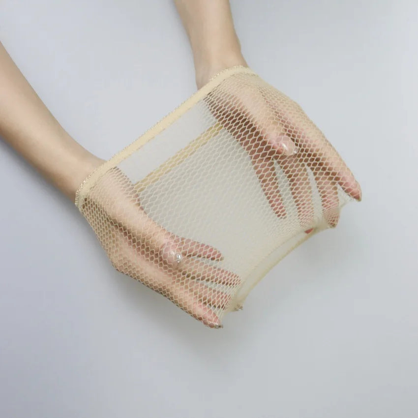 Invisible Wig Cap Hair Net Nude Mesh Liner One Size Fixing