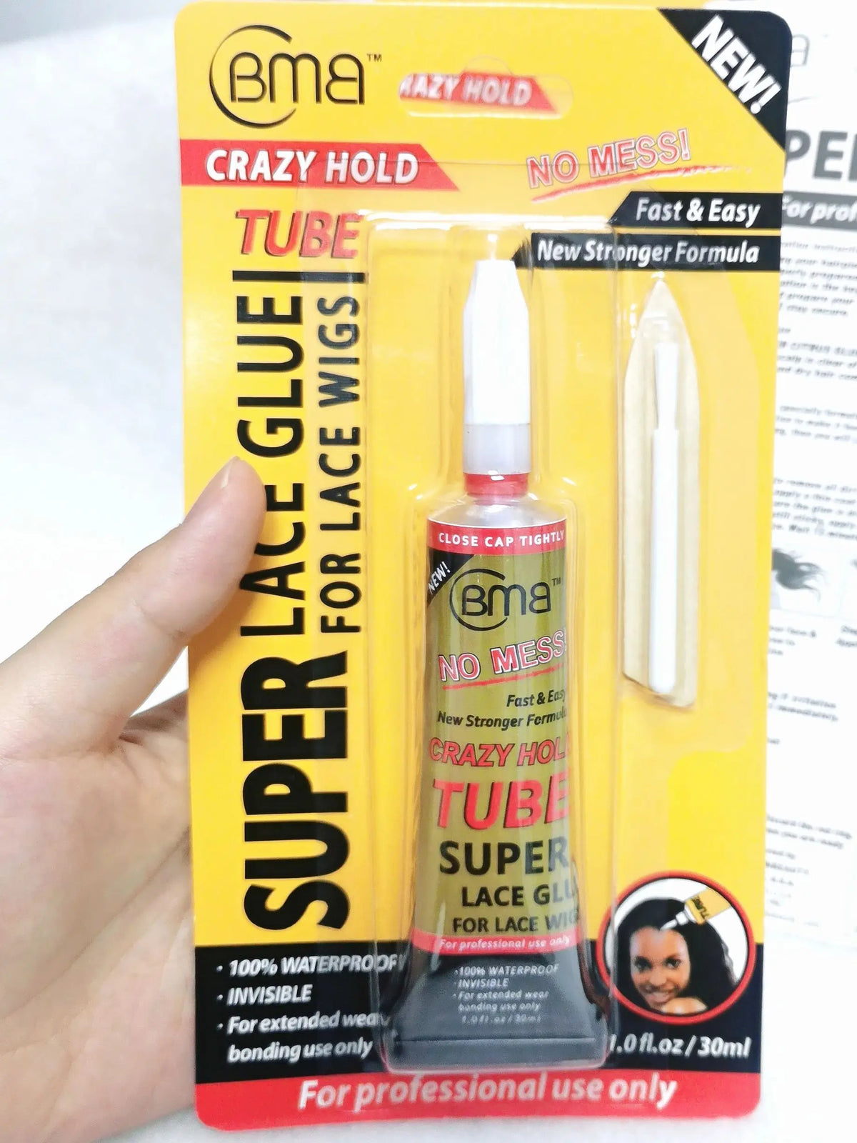 Crazy Hold Tube Super Lace Glue Wigs Waterproof Invisible Bonding Replace Adhesive