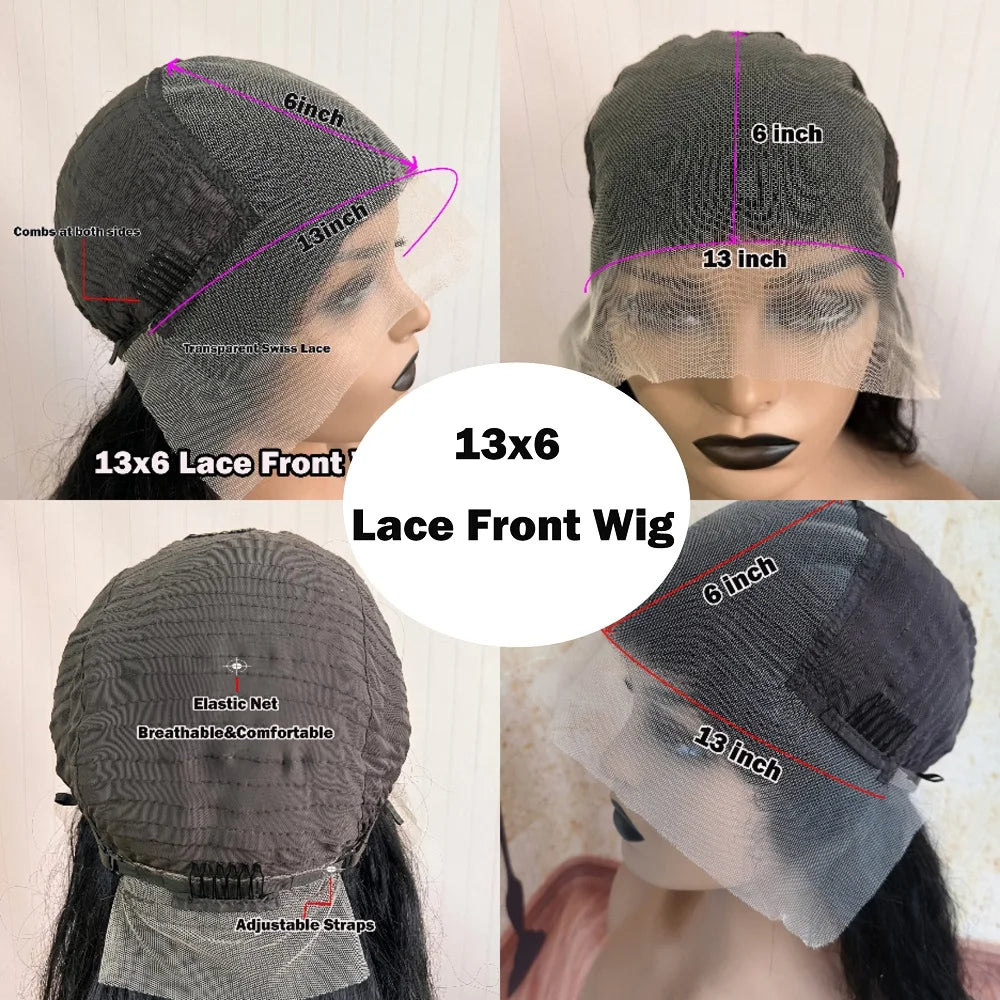 Human Lace Front Wigs Pre Plucked Bleached Knots Highlight Light Blonde Colored