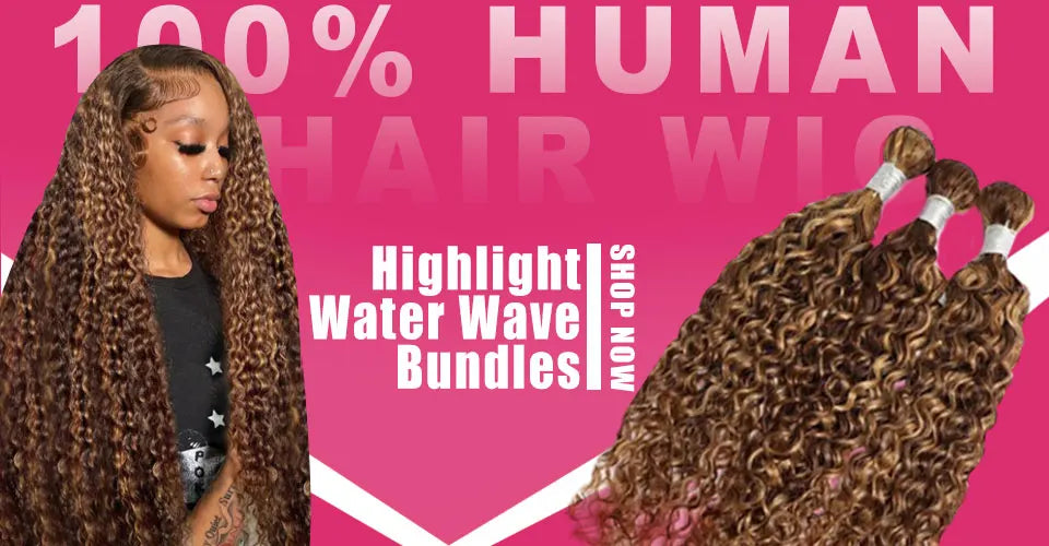 Deep Wave Lace Front Human Hair Wigs, 200% Density 13x6 Frontal Pre
