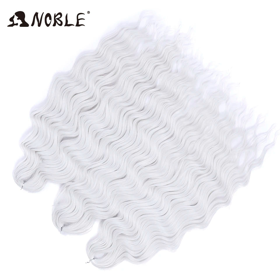 Synthetic Loose Deep Wave 24" Braiding Hair Extensions Water Braid Ombre Blonde