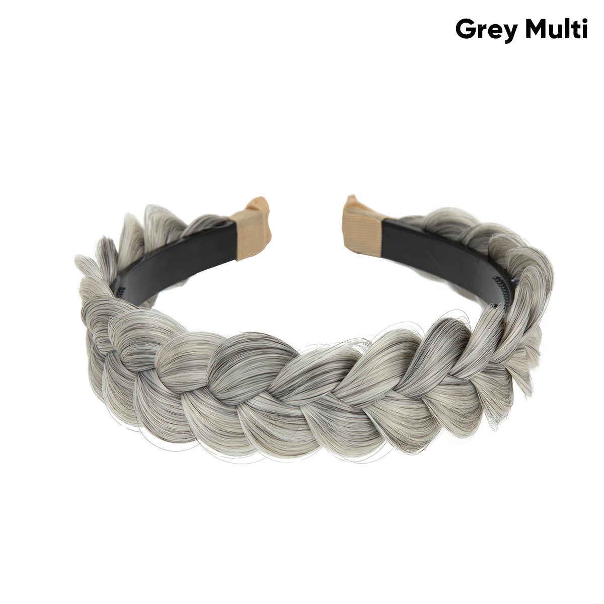 High-Quality Synthetic Fiber Braided Headband Wig, Fishtail Braid Headband, Bohemian Style Women's Hair Accessory Wig