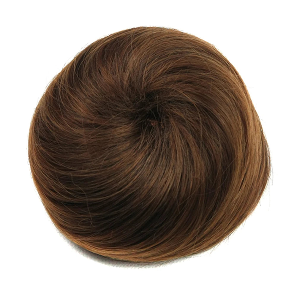 Synthetic Chignon Adjustable Hair Bun Hair Scrunchies Extension Curly Updo Hairpiece
