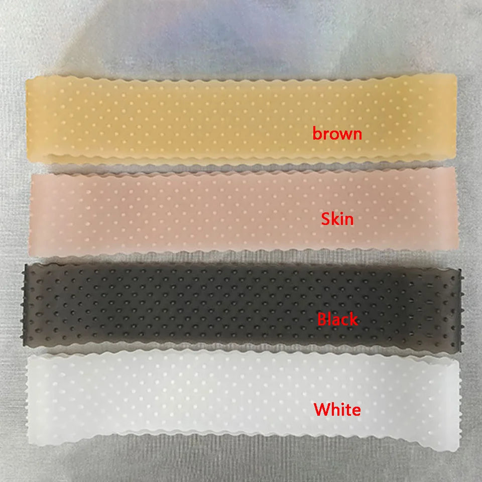 Transparent Silicone Wig Grip Band — Non-Slip, Elastic, Adjustable
