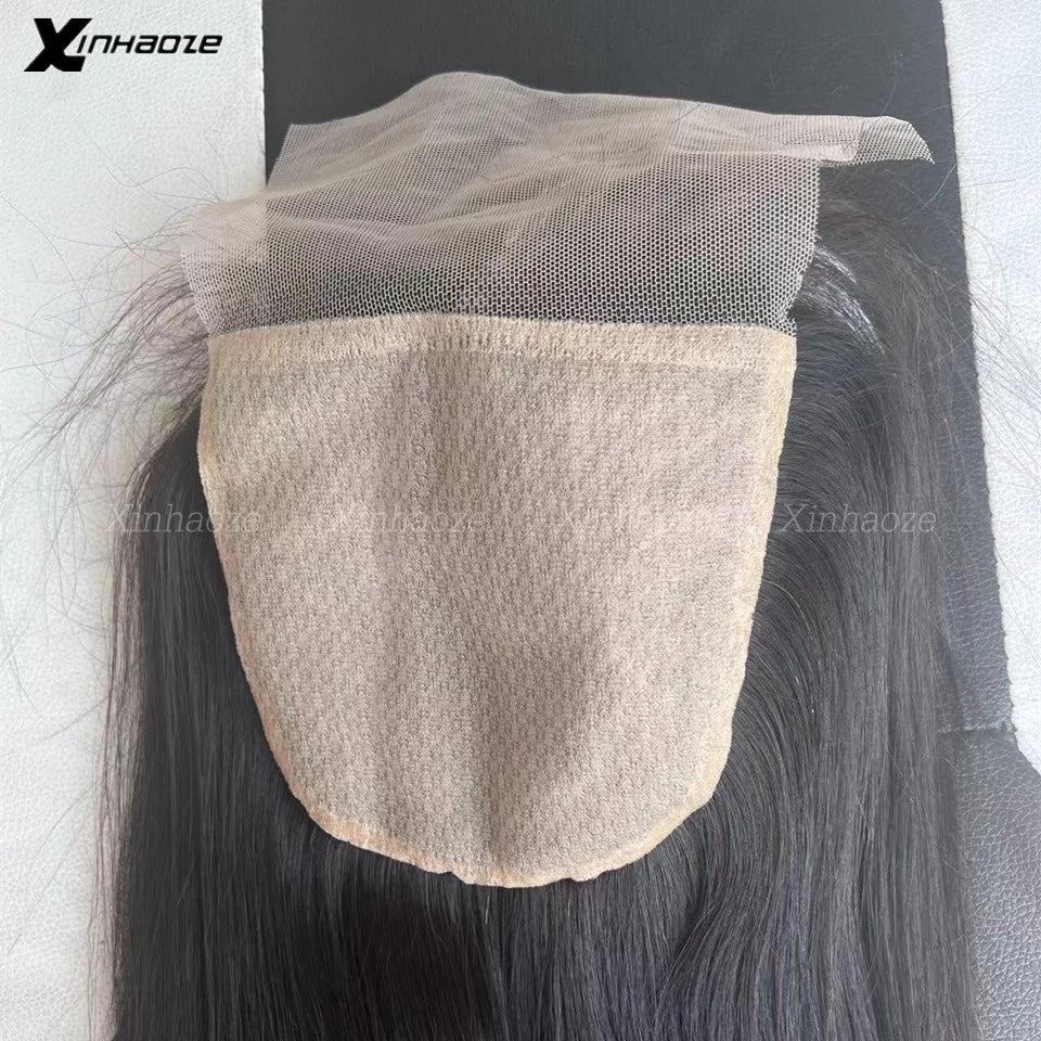 5x5 Silk Base Closure, Silicone Silk Top Human Hair Lace Closure, Free Middle Part