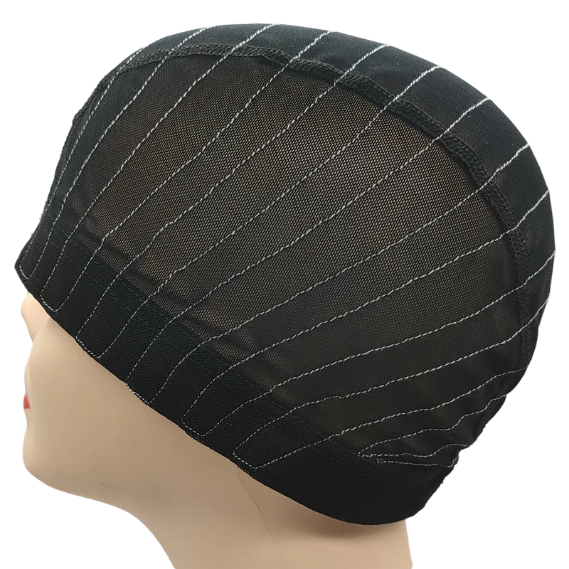4X4/5X5 Lace Closure Mesh Wig Caps Stretchy Breathable Spandex Dome Guideline Sewing