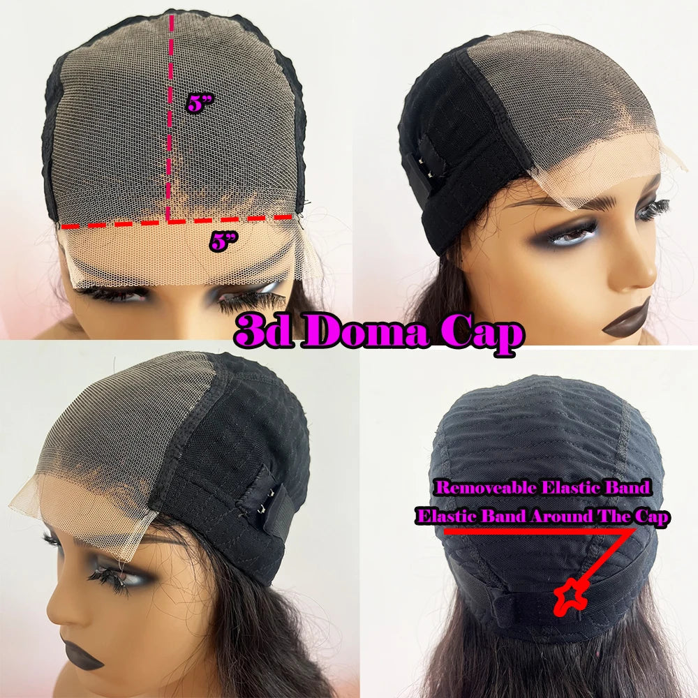 Human Lace Front Wigs Pre Plucked Bleached Knots Highlight Light Blonde Colored