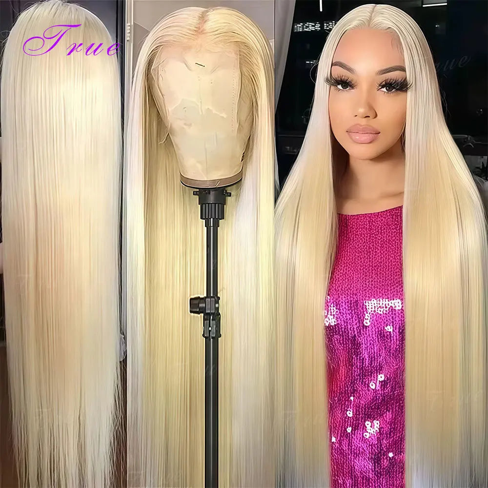 Brazilian 613 Blonde Wig, 13x6 HD Lace Frontal Front Human Hair Long