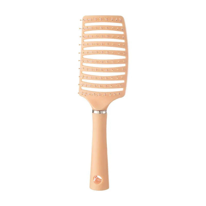 1pc Anti-Static Massage Brush Women's Hair and Scalp Massage Comb - Straight Hair Professional Tool