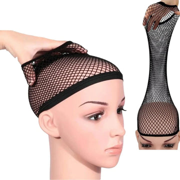 Wig Black Mesh Cap Net Closed End Hair Liner Weaving Kids