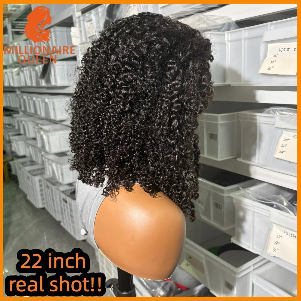Half Wigs Beginner Friendly Burmese Pixie Curly, 300% Clip Ins Flip Over