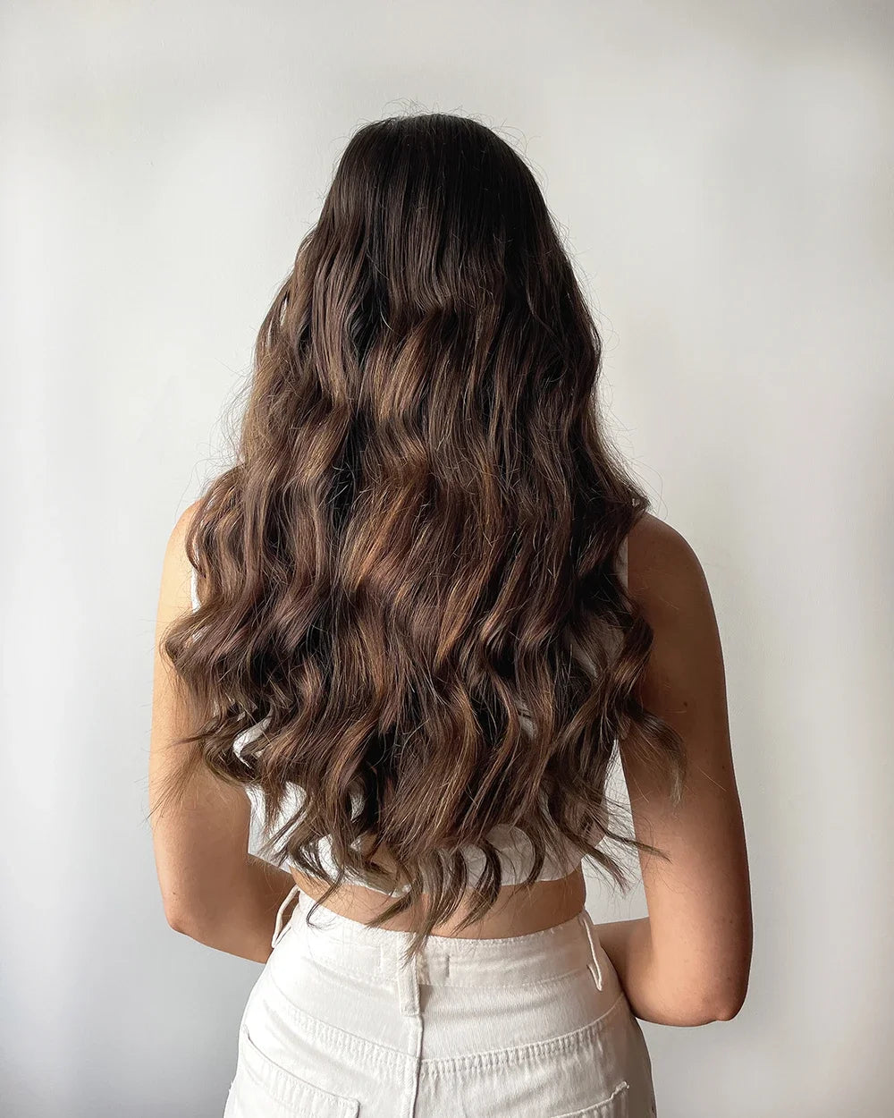 100% Human Hair Topper Machine Made Clip-in Hairpiece Wig Volume Colors Fast