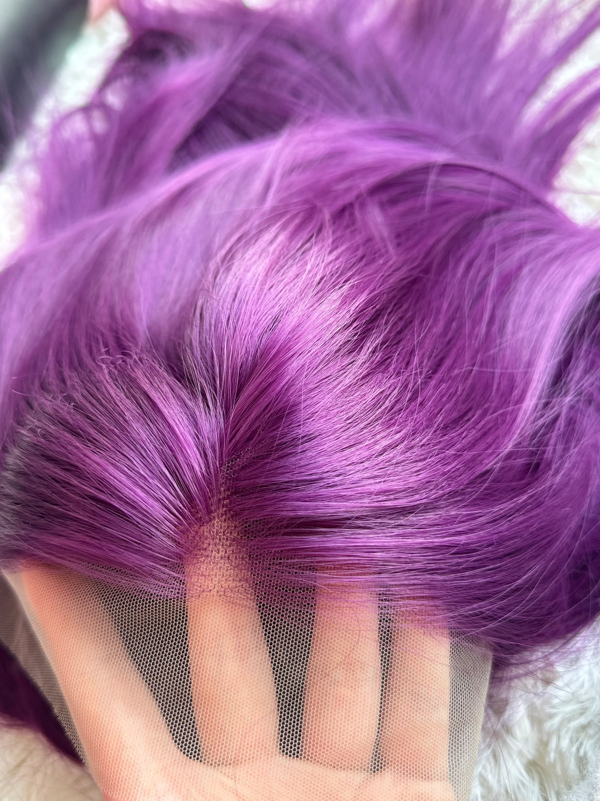 Raspberry Purple Wig Deep Hand Hook 26inch 13*4 Large Lace On The