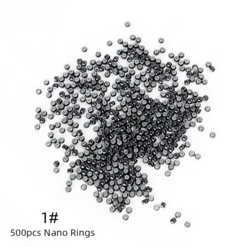 Silicone Nano Rings Copper Line Hair Beads Rings/links/beads