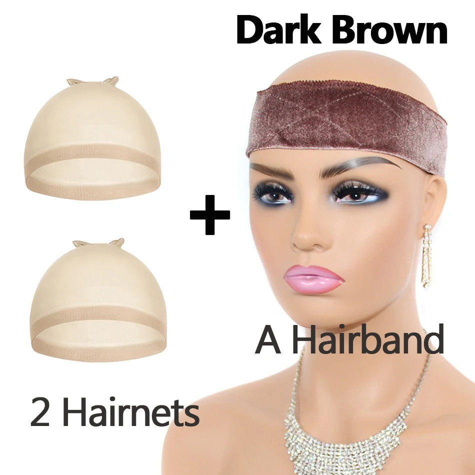 Velvet Wig Grips Headband Adjustable Grip Headbands Lace Frontal Non-slip Soft To