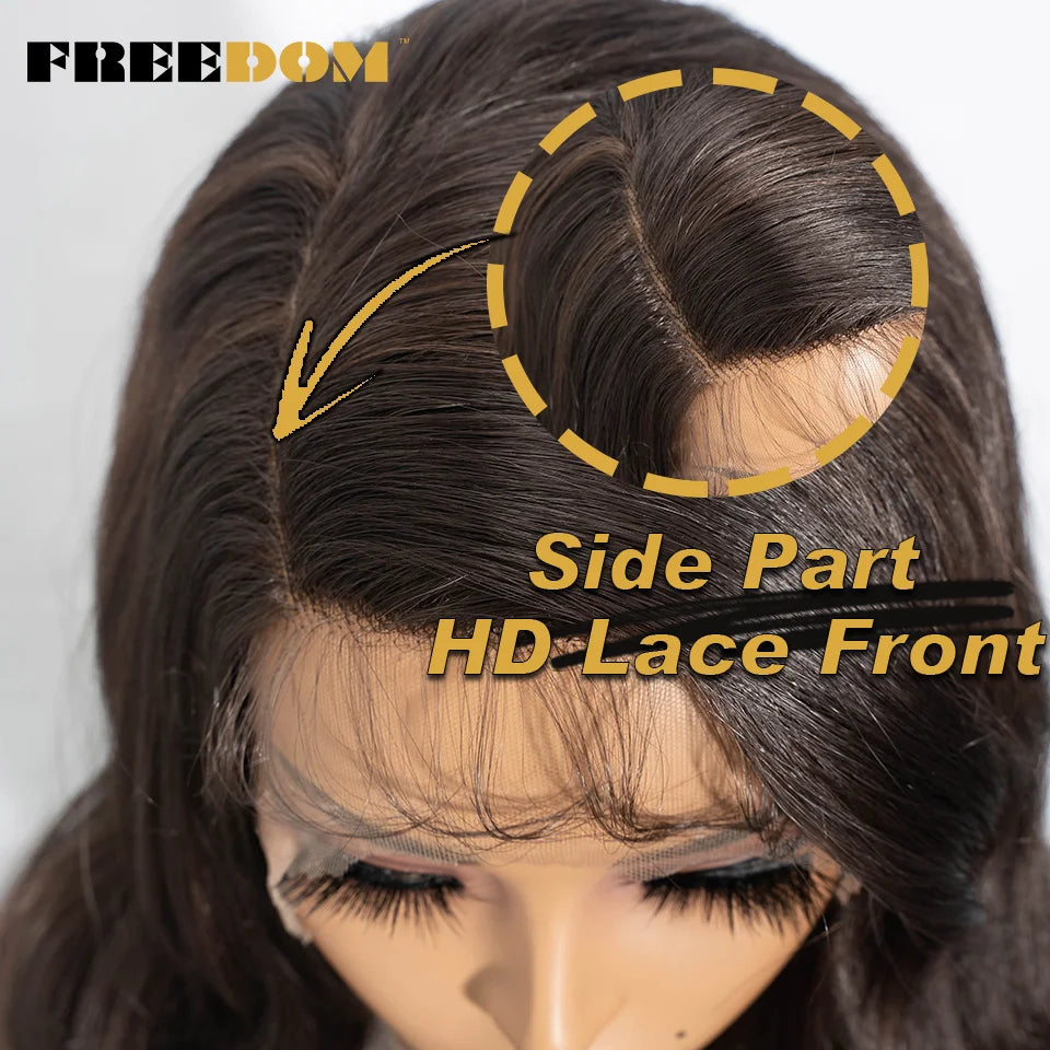 36" Long Wavy Synthetic Lace Front Wigs Ombre Brown Blonde Body Wave