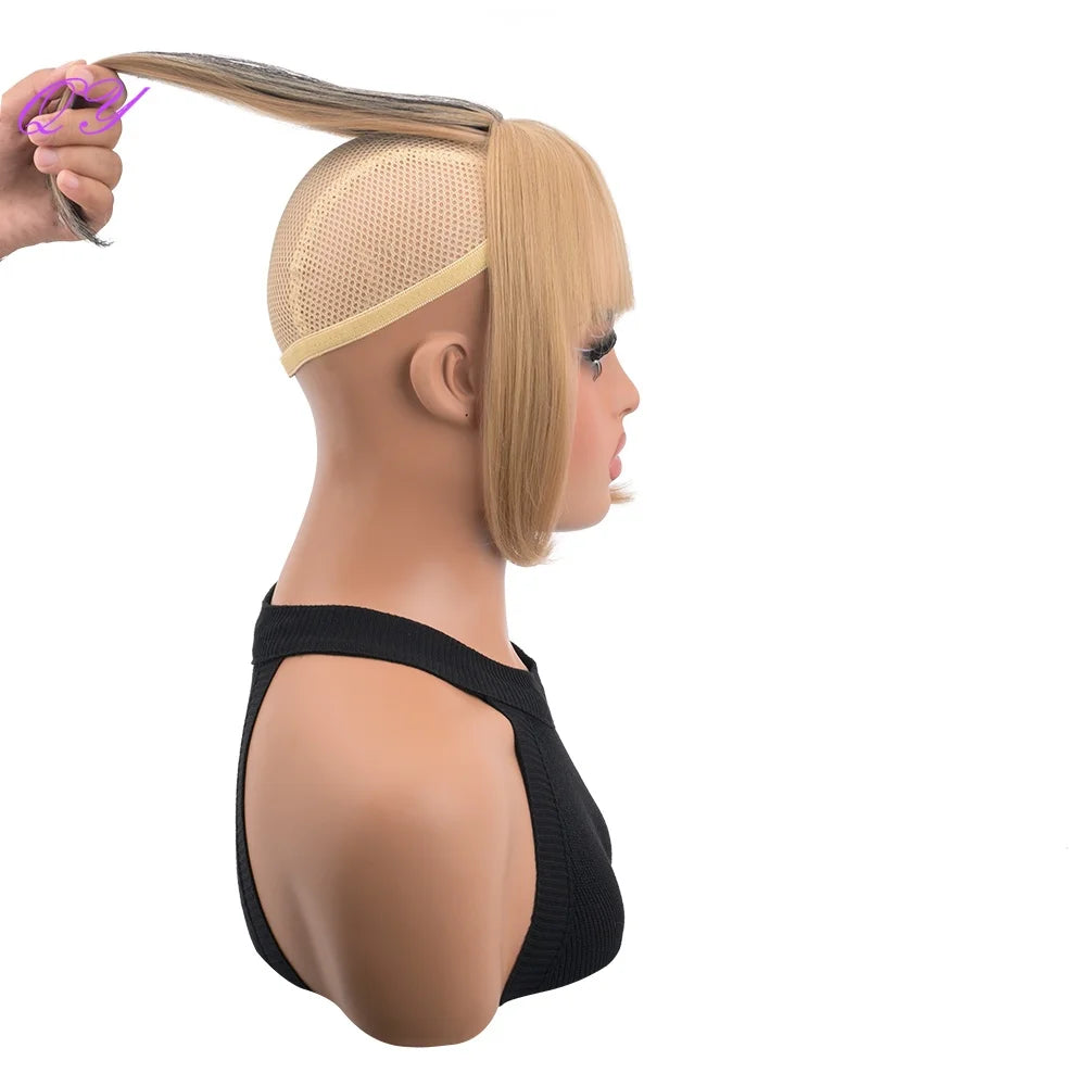 Bangs Wig 's Synthetic Gray White Used Daily Or Cosplay Party Hairstyles