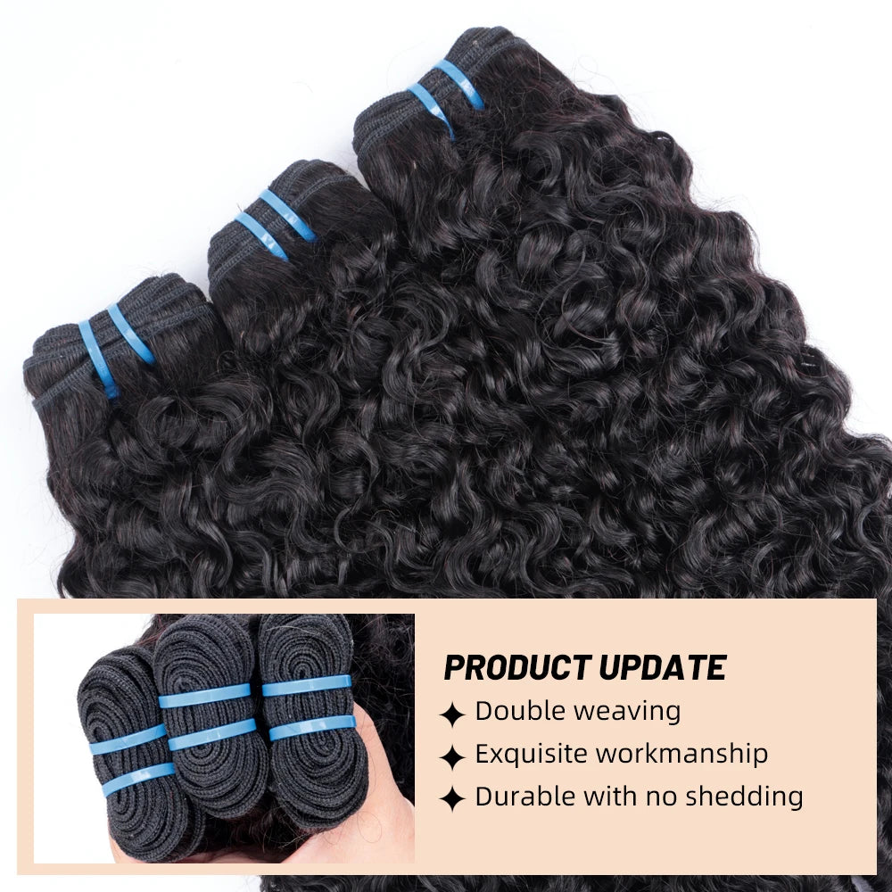 Burmese Curly Bundles, 100% Human Hair Virgin Weave Extensions Ends 1/3/ Natural