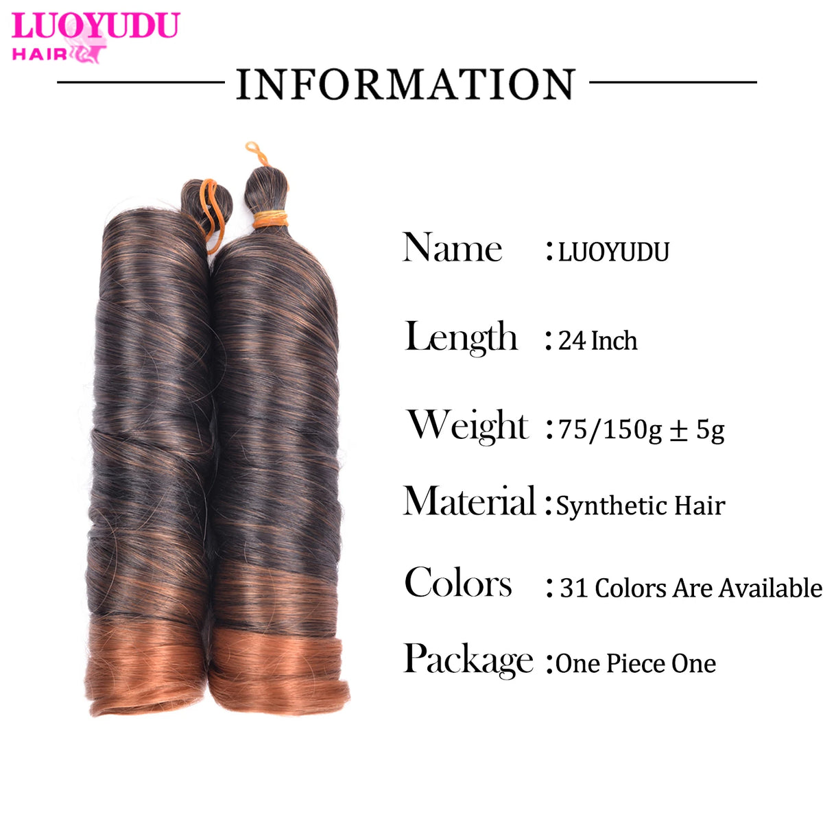 Pre Stretched French Curls Hair Spiral Braiding Synthetic Loose Wave Crochet Braids