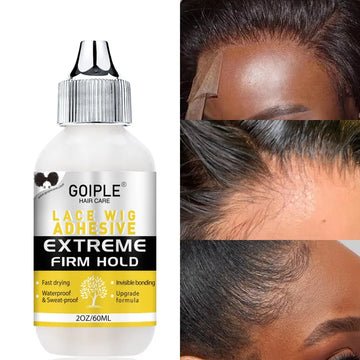 Extreme Firm Hold Lace Wig Glue Waterproof & Sweatproof Invisible Bonding Adhesive For Lace Wigs