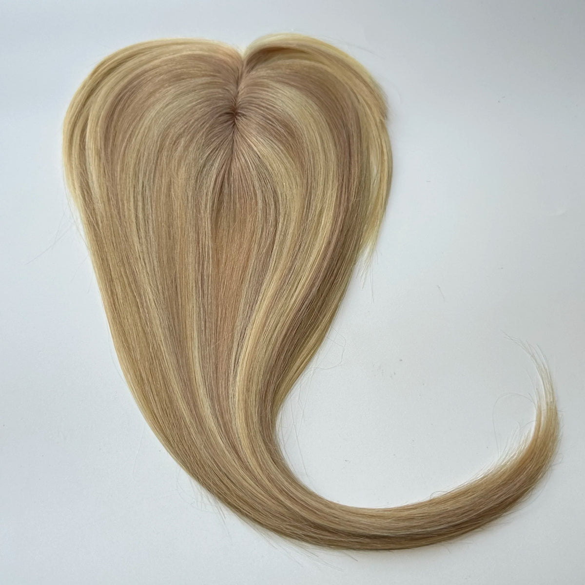 100% Human Hair Topper Machine Made Clip-in Hairpiece Wig Volume Colors Fast