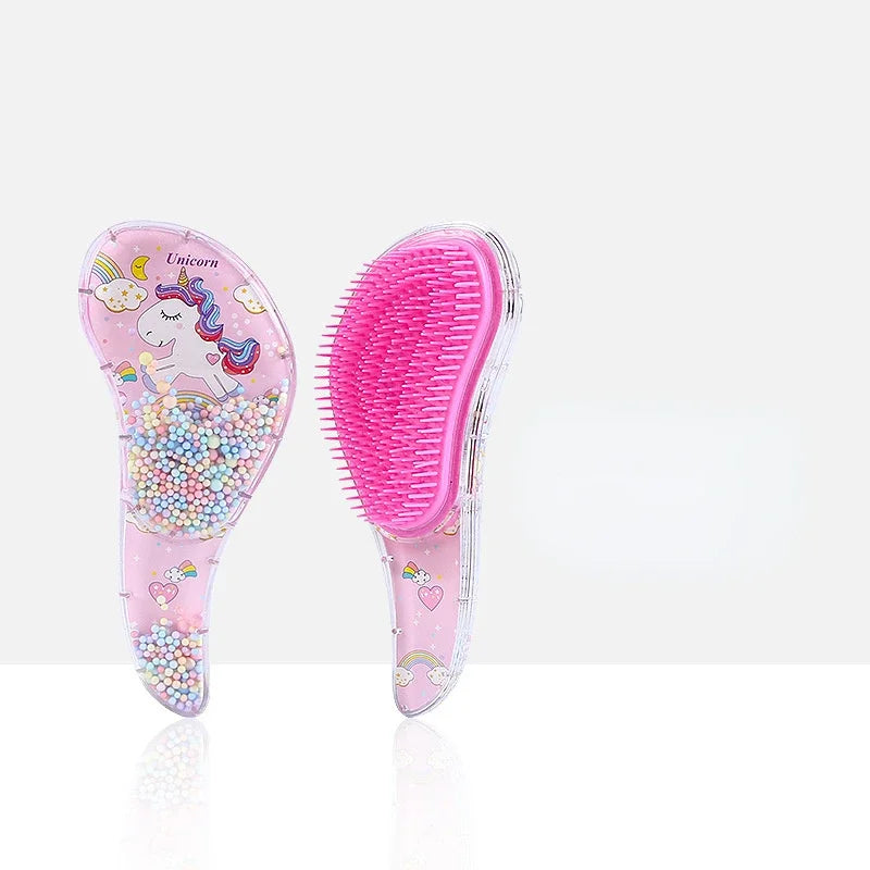 Star Magic Combs Anti-static Massage Unicorn Hair Brushes Tangle Detangle Shower Massage Hair Brush