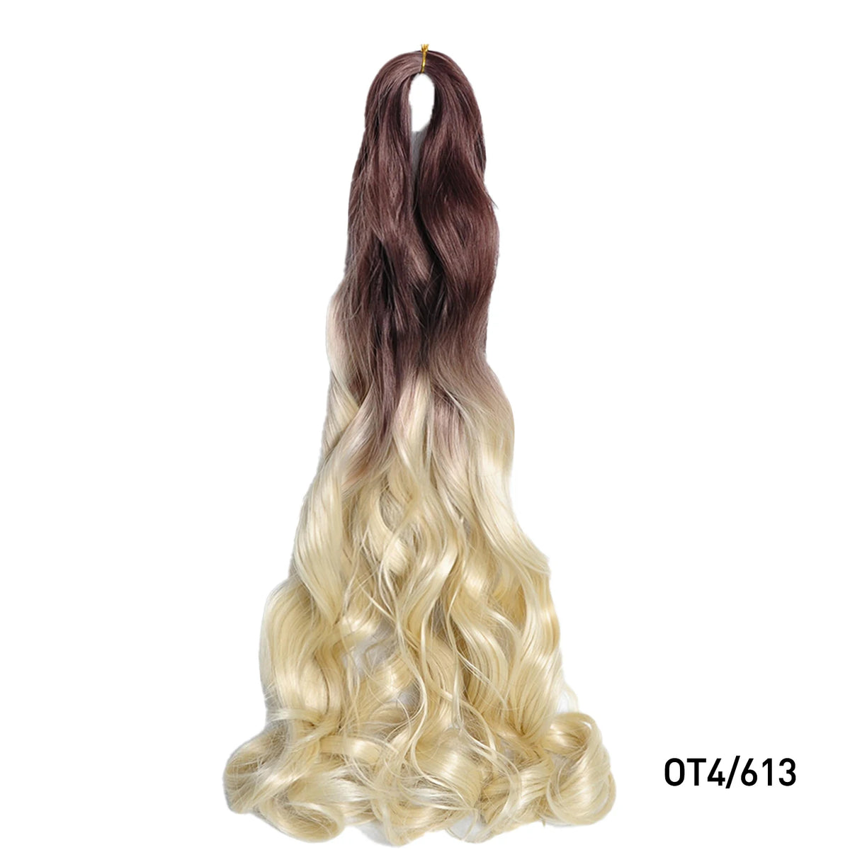 Pre Stretched French Curls Hair Spiral Braiding Synthetic Loose Wave Crochet Braids