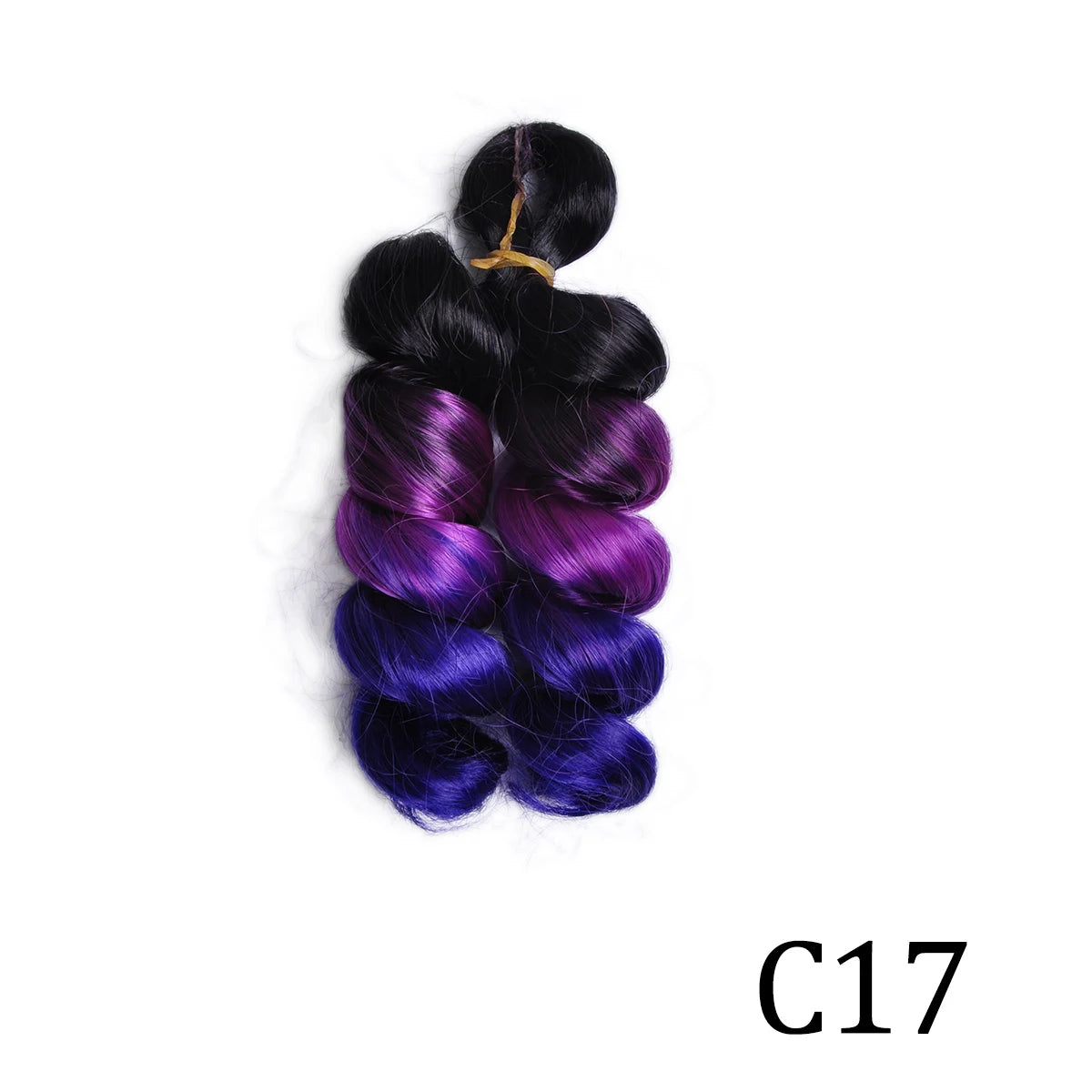 12inch Synthetic Italian Curls Braids Hair Crochet Loose Extensions Boho Deep Wave