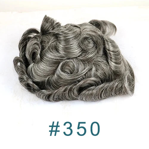 Micro Thin Skin Base Men's Toupee, 0.02mm, Undetectable Hairline