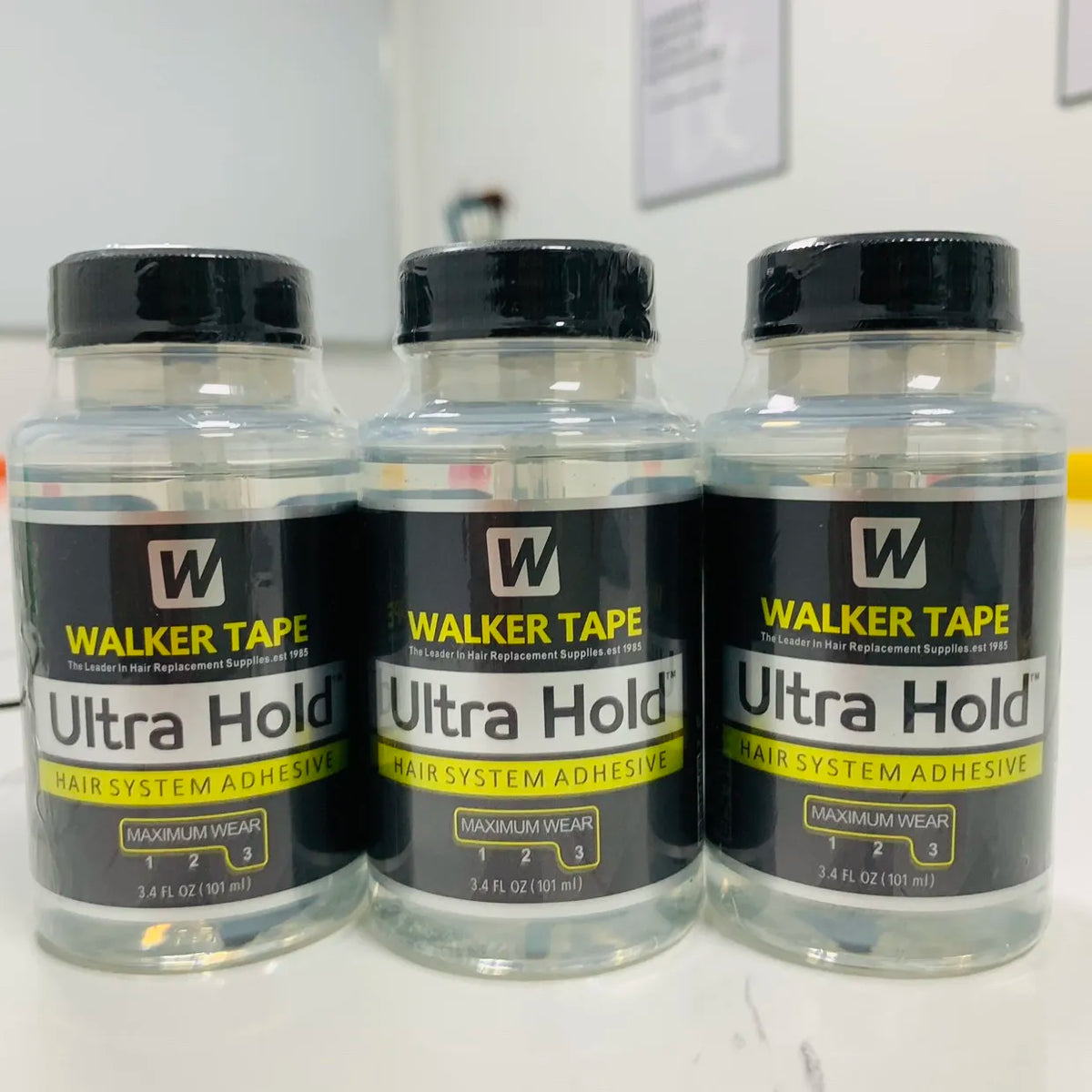Wholesale Ultra Hold Lace Wig Glue Waterproof Transparent Lace Adhesive for Hair Replacement Brush-on Glue
