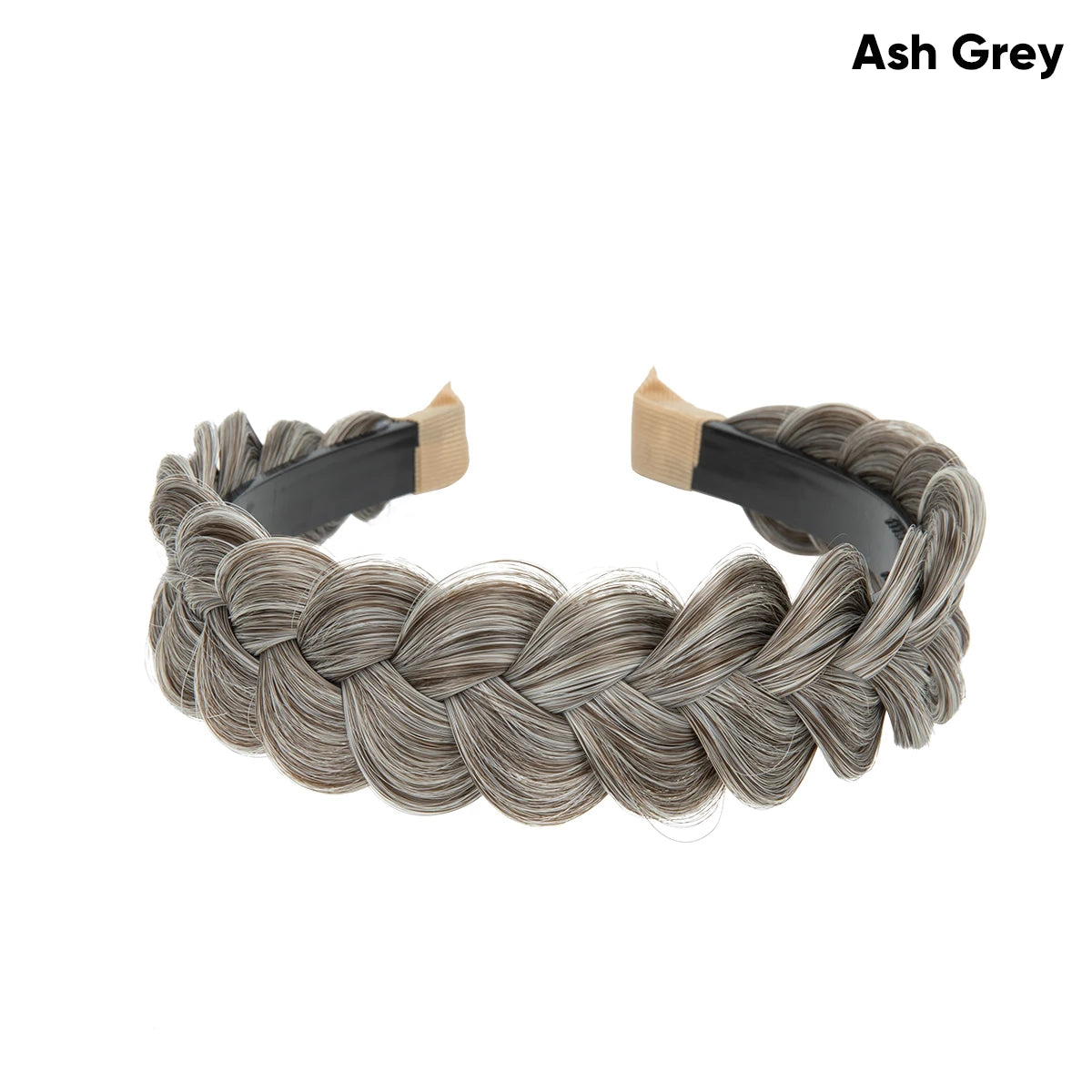 High-Quality Synthetic Fiber Braided Headband Wig, Fishtail Braid Headband, Bohemian Style Women's Hair Accessory Wig