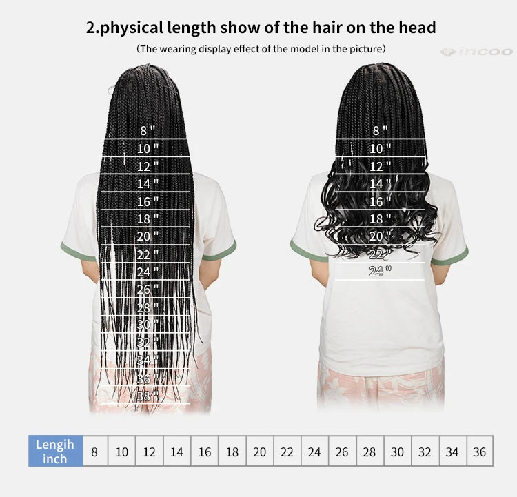 Synthetic Large Box Braided Wigs Jumbo Knotless Full Lace Front Tribal Braids
