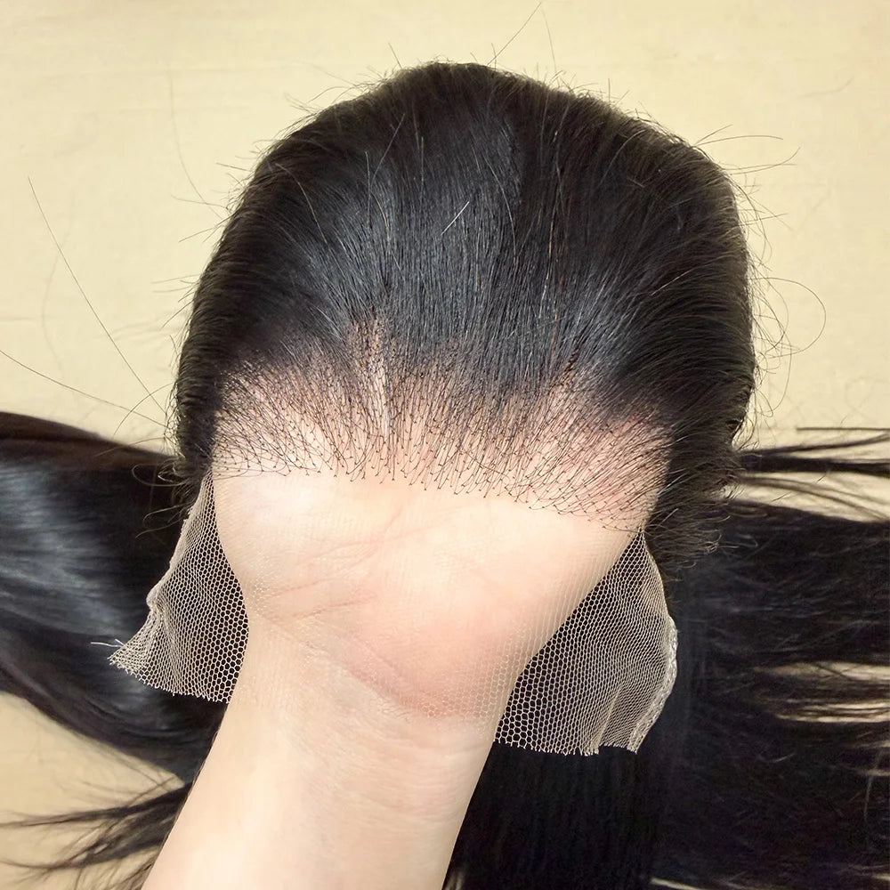 16A Hair 5x5 HD Lace Closure Straight Human Wig, 280% Density 24-34